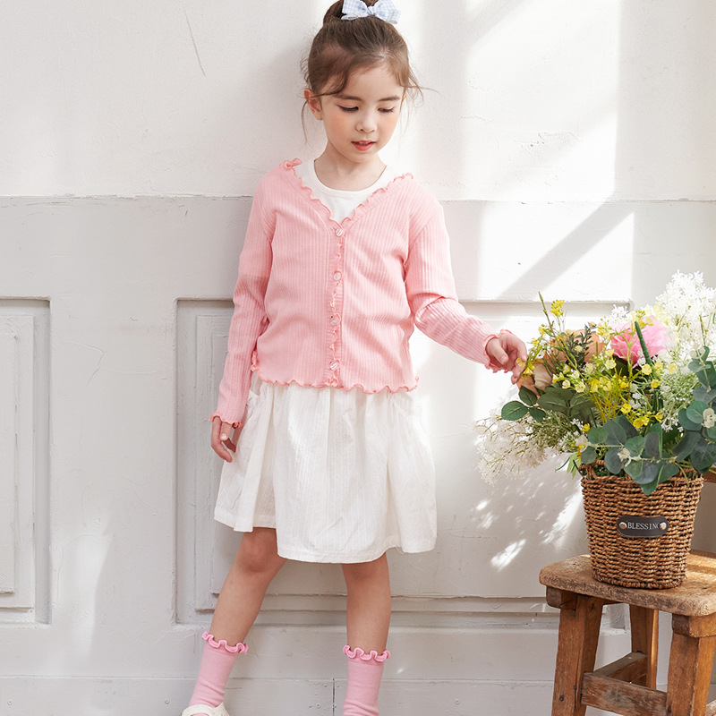 Cardigan mỏng Bebezoo trơn màu BG size 100-140