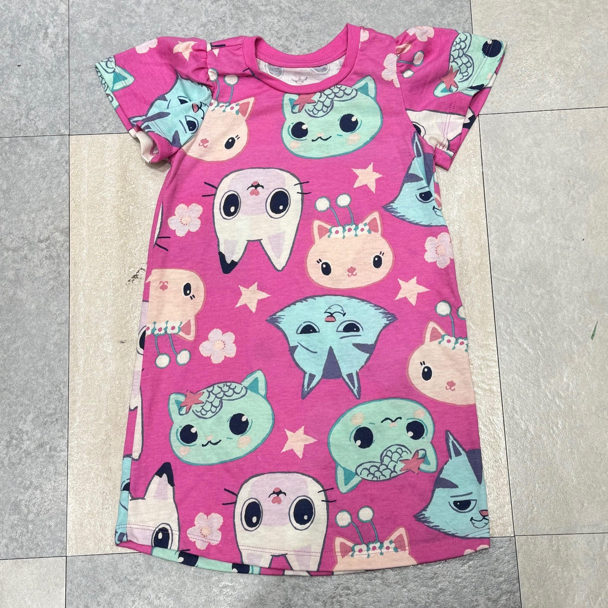 Váy cotton Juniors dư xịn dáng suông nhiều mẫu cho bé gái size 1-8y