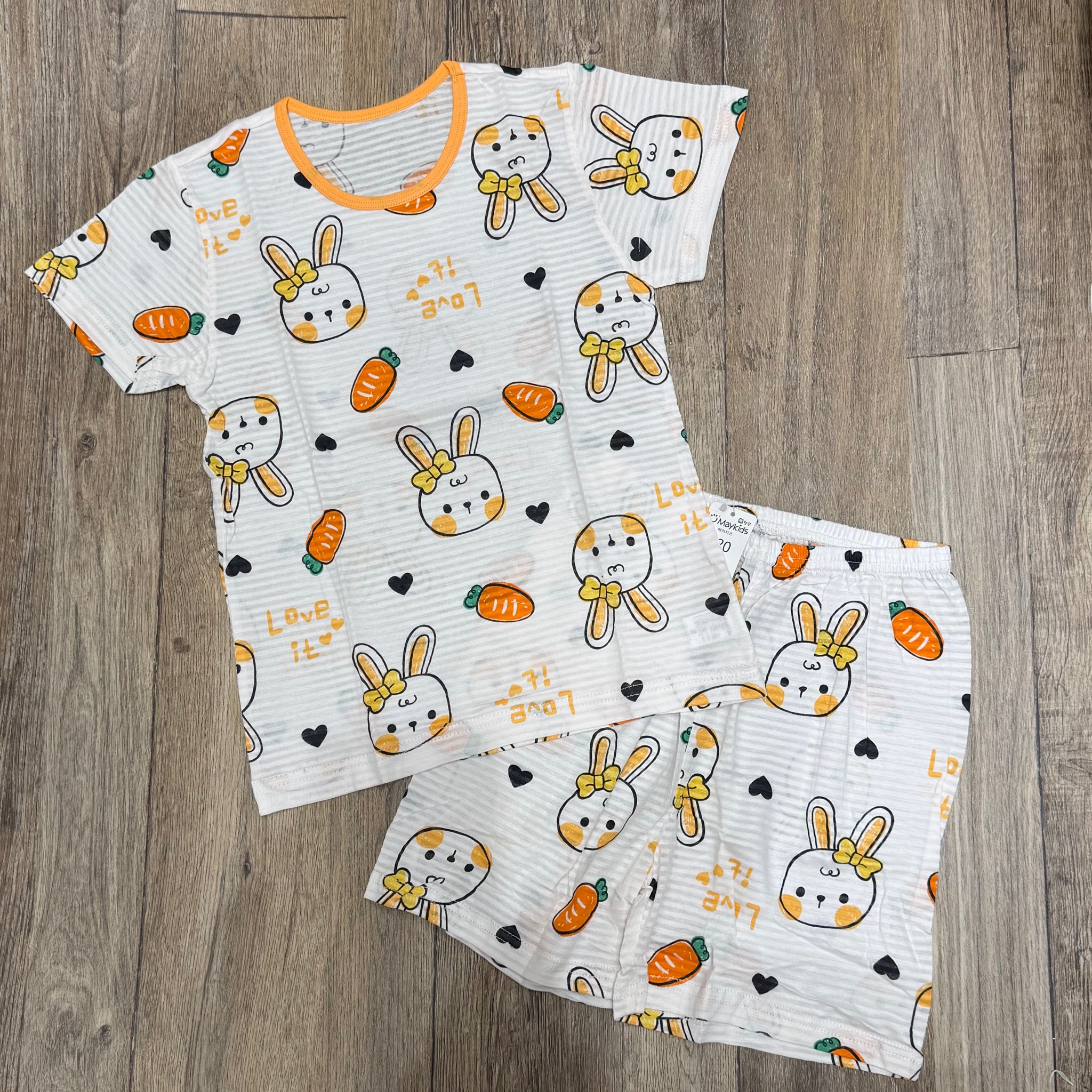 Bộ cotton giấy MayKids nhiều hình cho Bé size 80 - 160