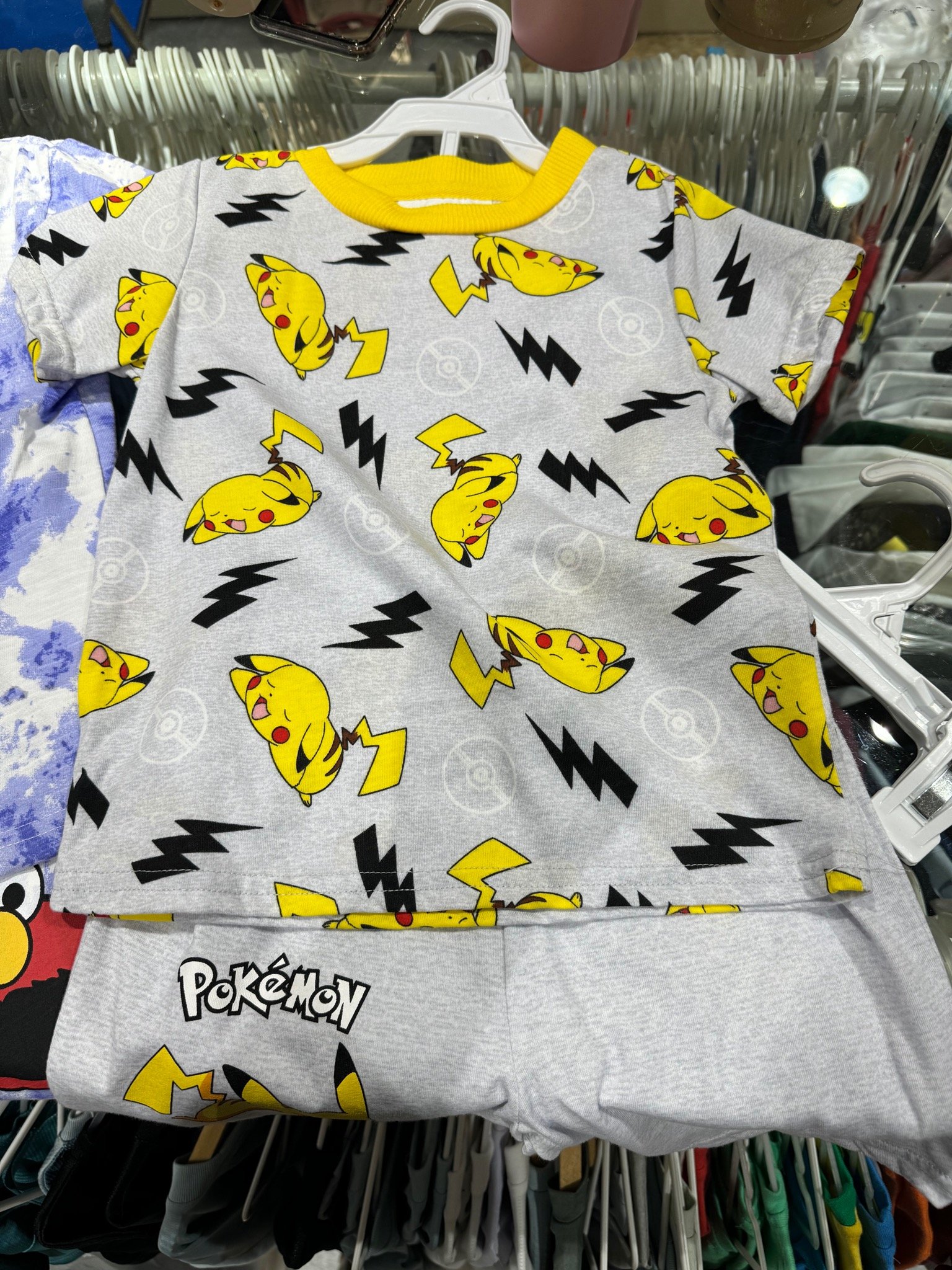 Bộ cotton hoạt hình Sesame Street, Pokemon hoạt hình 2 mẫu BTBG