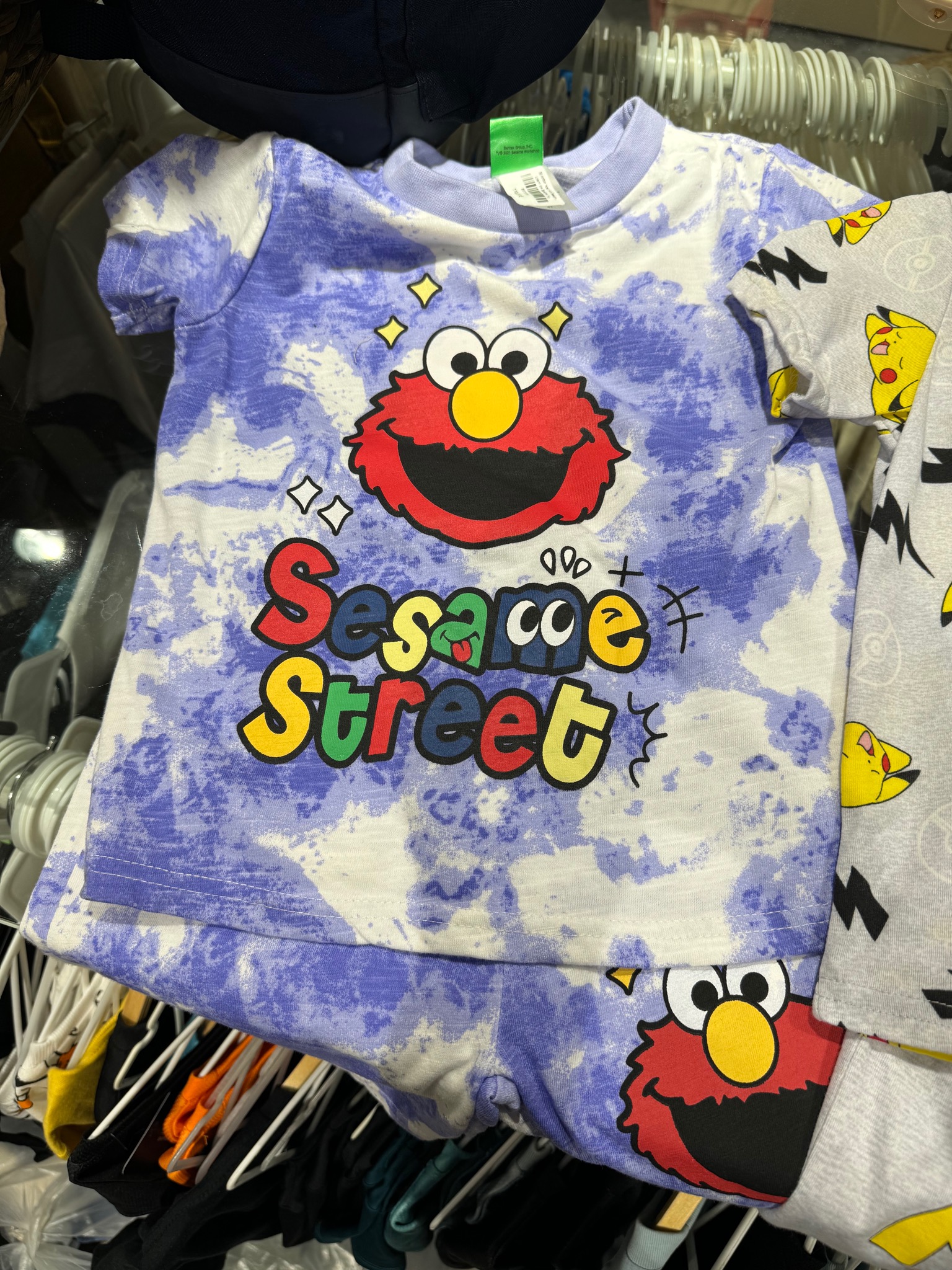 Bộ cotton hoạt hình Sesame Street, Pokemon hoạt hình 2 mẫu BTBG