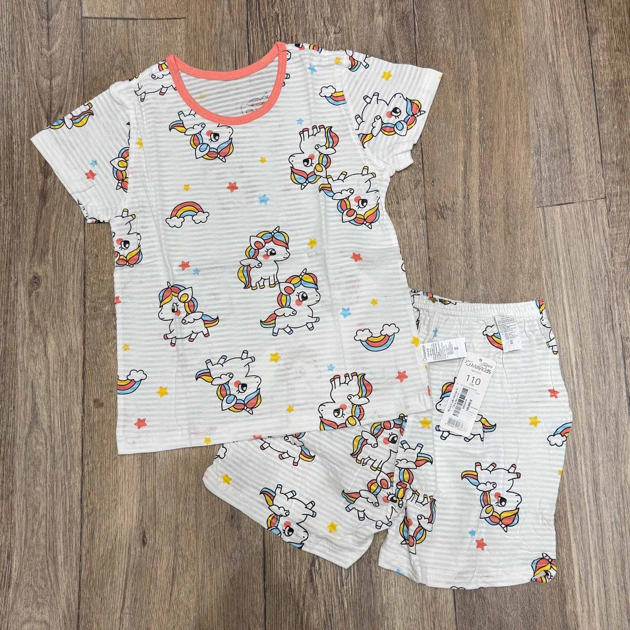 Bộ cotton giấy MayKids nhiều hình cho Bé size 80 - 160