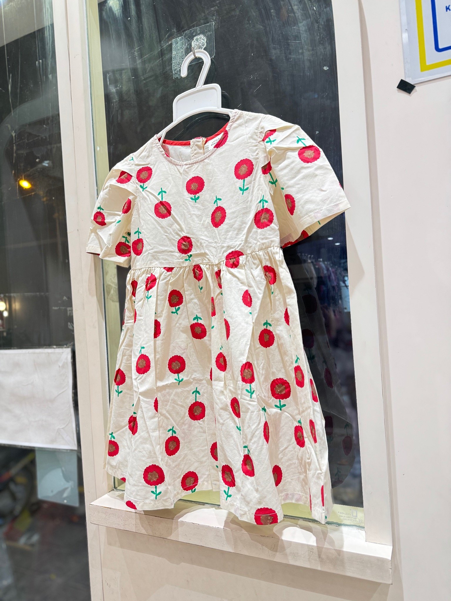 Váy vải thô Babidiboo, Little Bobdog xuất hàn nhiều màu cho bé size 100-150