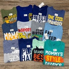 BM8 - Áo cotton cộc tay Place dòng Nhí nhiều mẫu Bé Trai size 12m - 5y