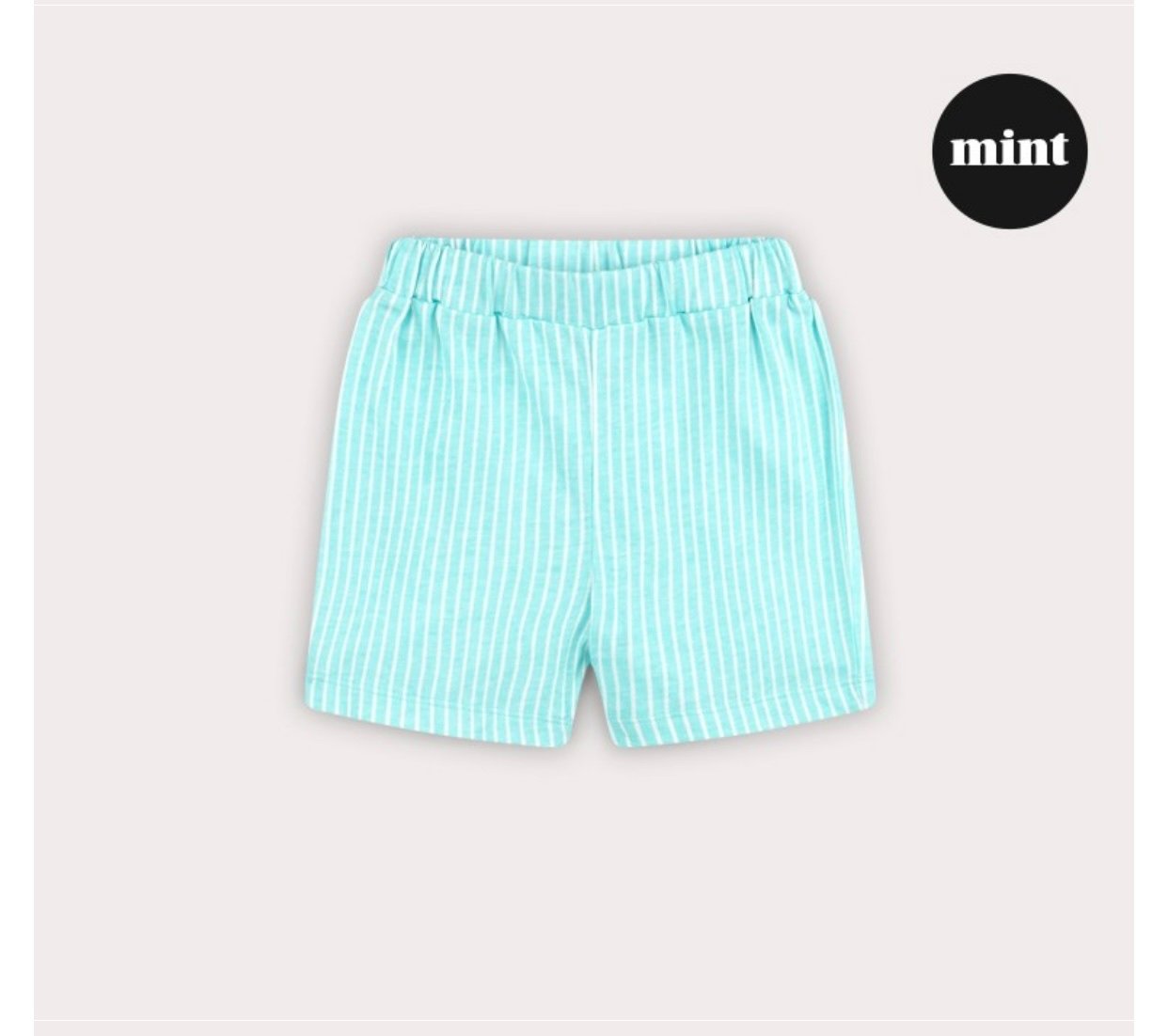 Quần đùi cotton Hej Mini xuất Hàn bé trai