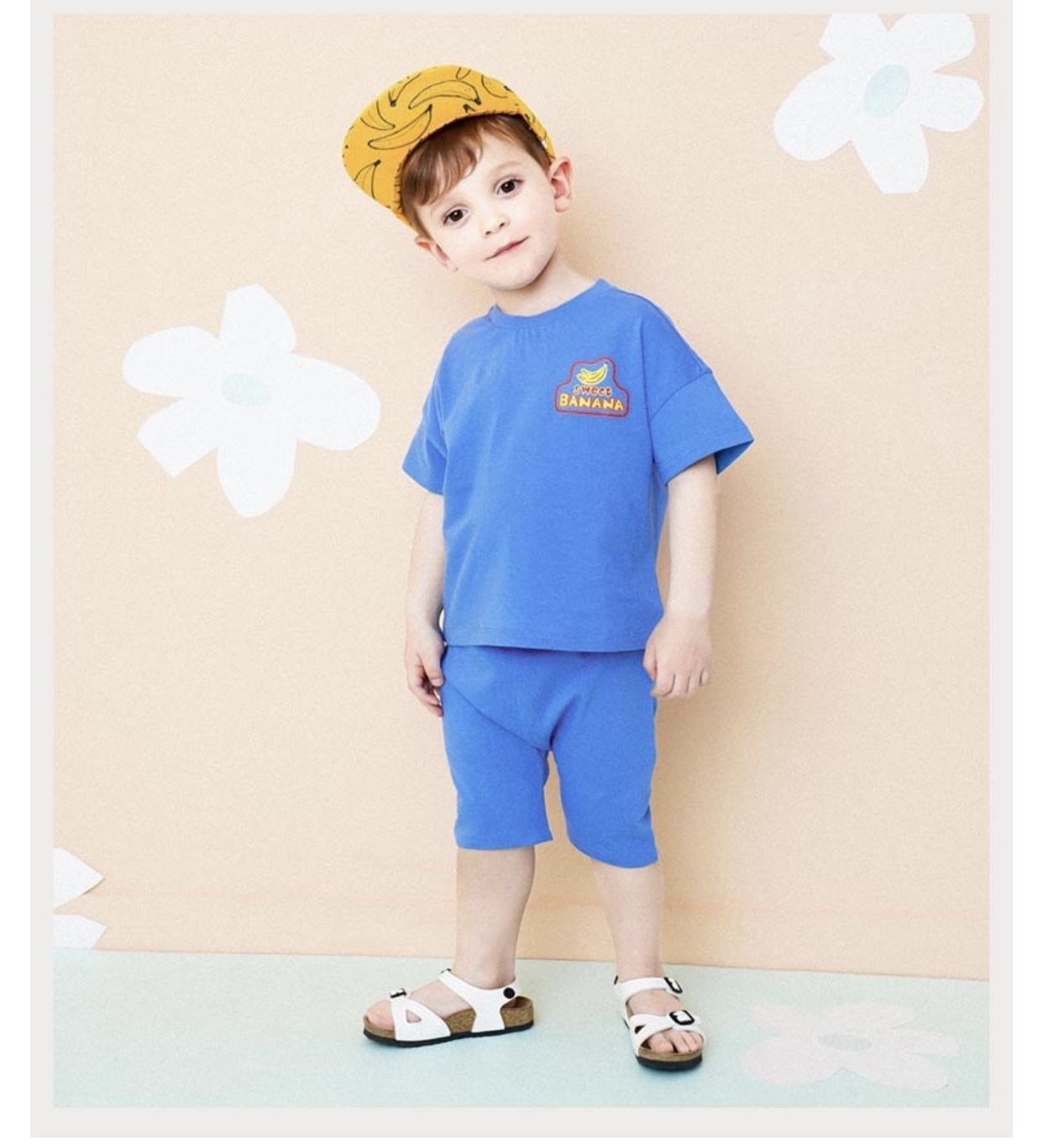 Quần lửng cotton Hej Mini xuất Hàn cam/xanh/hồng
