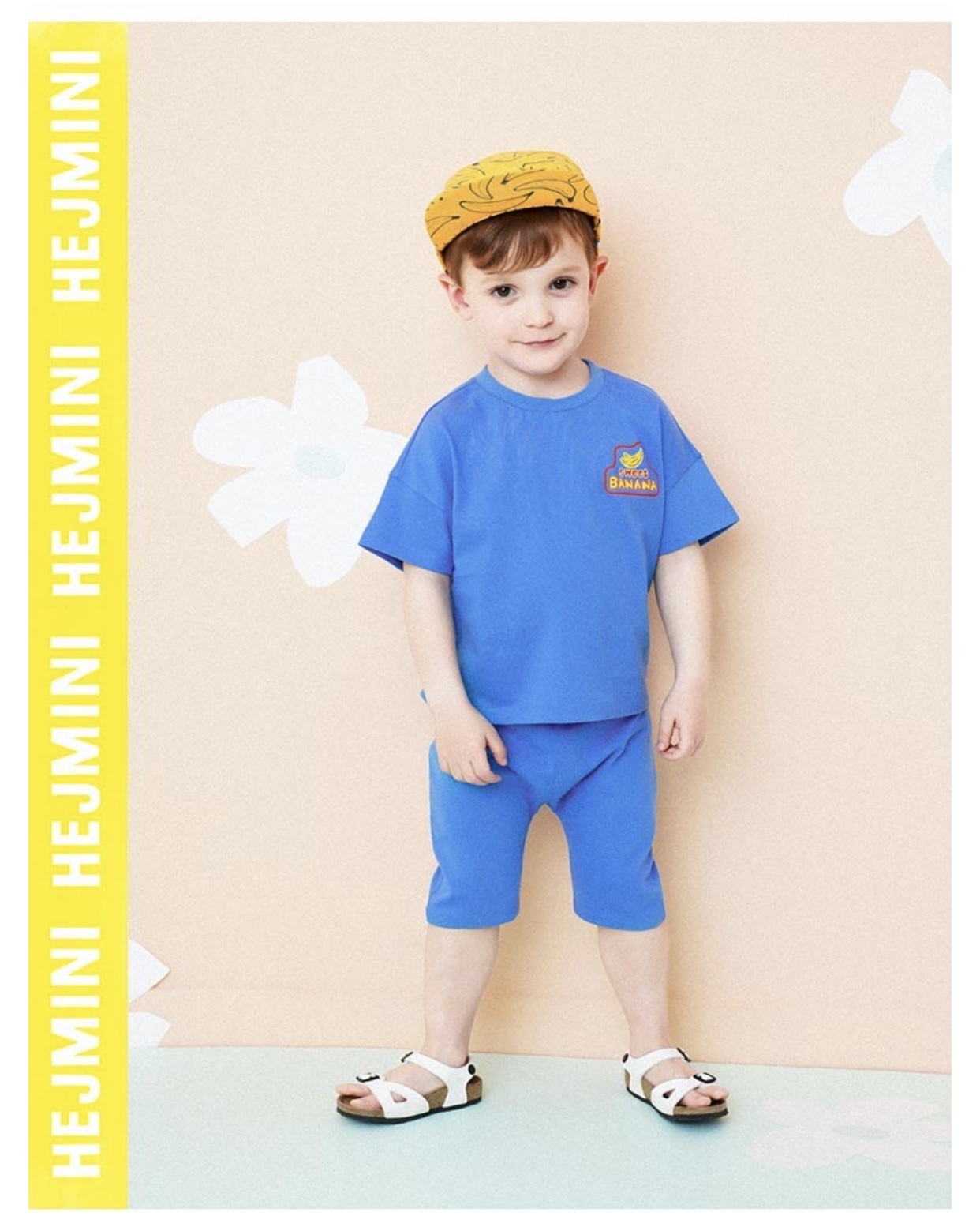 Quần lửng cotton Hej Mini xuất Hàn cam/xanh/hồng