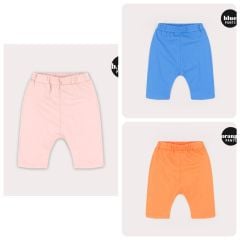 Quần lửng cotton Hej Mini xuất Hàn cam/xanh/hồng