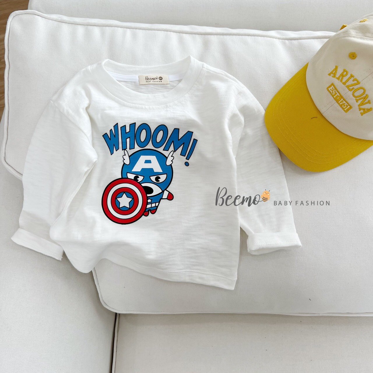 Áo cotton Beemo captain nhiều màu BT