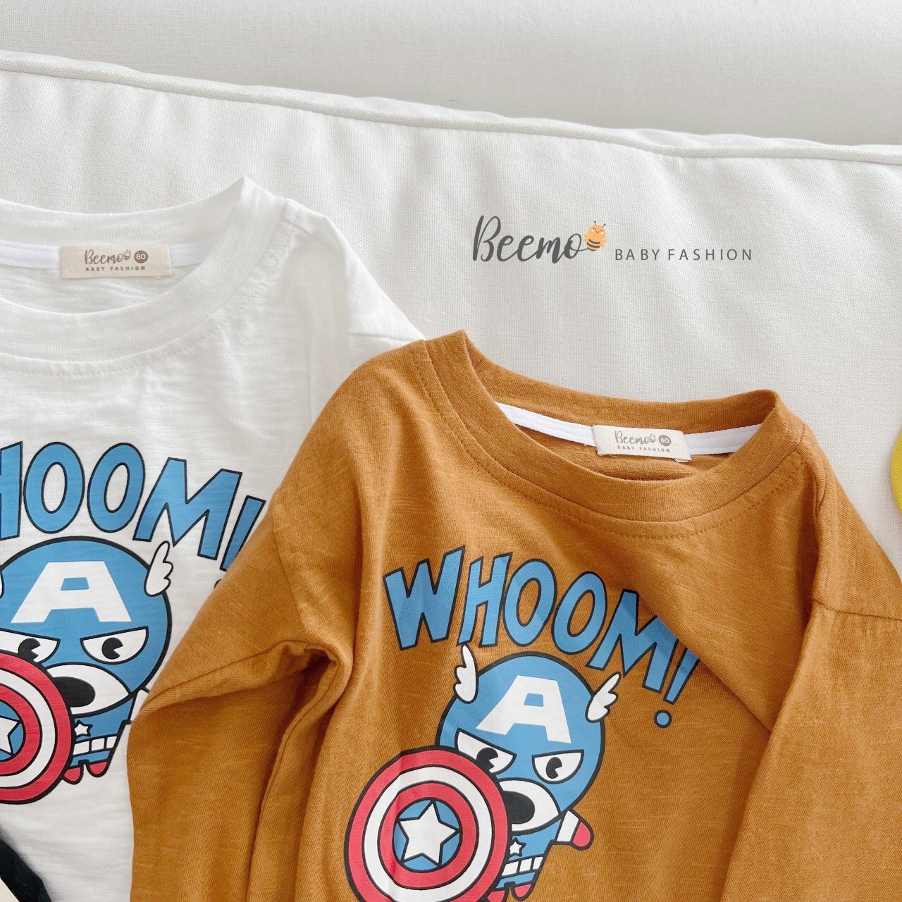 Áo cotton Beemo captain nhiều màu BT