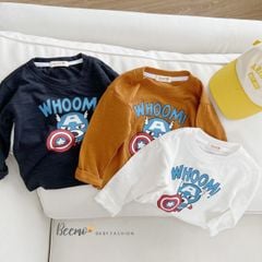 Áo cotton Beemo captain nhiều màu BT