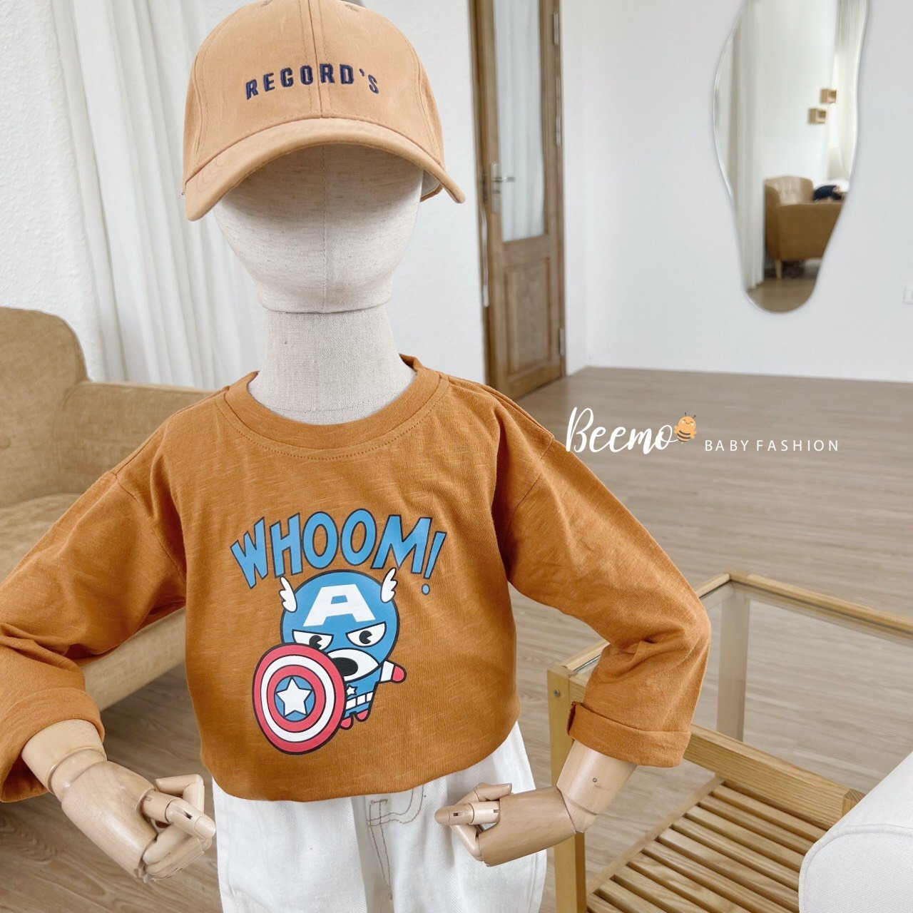 Áo cotton Beemo captain nhiều màu BT