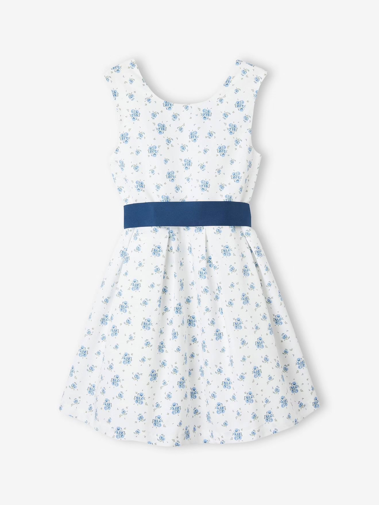 Váy thô hoa nhí Vertbaudet 2 màu hoa nhí BG size 2-14y