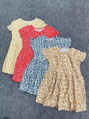 Váy lanh Vertbaudet hoa nhí nhiều màu BG size 2-14y