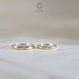  Nhẫn Cưới Vàng 18k Hai Màu Gix Jewel - GCR25050138 