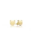  Khuyên tai vàng cho bé bạc ý 925 hình con mèo cute đeo sát tai Gix Jewelry 