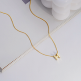  Vòng cổ theo tên chữ vàng tây 18k cho đôi nam nữ bạc mạ vàng thật Gix 
