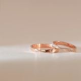  Nhẫn cưới vàng 14k vô cực đính kim cương đẹp Gixjewel - GCR25050018 