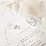  Nhẫn cầu hôn kim cương round vàng tây 10k 18k đẹp giá rẻ Gixjewelry 