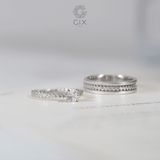  Nhẫn đính hôn bằng vàng 18k đơn giản đẹp - Glow Eden | Gixjewel 