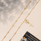  Lắc tay thánh giá vàng 18k nữ bạc 925 đơn giản đẹp giá rẻ Gix Jewel 