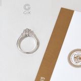  Nhẫn cầu hôn dưới 10 triệu vàng tây 18k đính kim cuơng round siêu to Gixjewel 