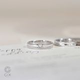 Nhẫn cưới vàng 610 đẹp hình vương miện đính đá Gix Jewel - GCR25050117 