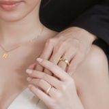  Nhẫn Cưới Vàng 14k Đẹp Khắc Vân Tay - Vireon | GCR25050002 