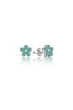  Hoa tai đẹp bạc ý mạ vàng 18k hình bông hoa mai cao cấp Gix Jewelry 