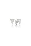  Bông tai vàng tây 18k bạc nữ cá tính hình bánh pizza đính đá lấp lánh Gixjewelry 