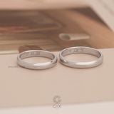 Nhẫn Cưới Vàng 14k Trơn Khắc Tên Theo Yêu Cầu Gix - GCR25050017 