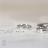  Nhẫn đôi hoa văn đẹp đính đá cao cấp Gixjewel - GCR25050112 
