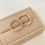  Nhẫn cưới kim cương vàng 18k Destiny Love | Gix Jewel 