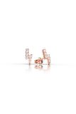  Bông tai kim cương tấm bạc thật Gix Jewel mạ vàng đính đá Moissanite tia sét 