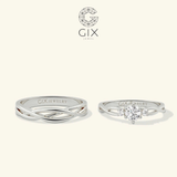  Nhẫn Cưới Vàng 10K Gix Jewel - GCR25050040 