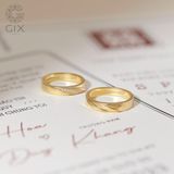  Nhẫn cưới Rosa vô cực vàng 14k đẹp đính kim cương Gix Jewel - GCR25050092 