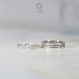  Nhẫn Cặp Đẹp Đính Moissanite Gix Jewel - GCR25050131 