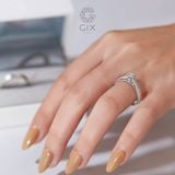  Nhẫn cầu hôn siêu to vàng trắng đẹp giá rẻ đính kim cương tự nhiên Gix Jewel 