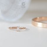  Nhẫn đính hôn dưới 2 triệu bạc mạ vàng 18k đẹp giá rẻ gắn kim cương nhân tạo Gix Jewel 