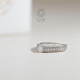  Nhẫn cầu hôn siêu to vàng trắng đẹp giá rẻ đính kim cương tự nhiên Gix Jewel 