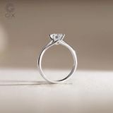  Nhẫn cầu hôn kim cương round vàng tây 10k 18k đẹp giá rẻ Gixjewelry 
