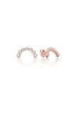  Bông tai nữ đẹp sang trọng vàng 18k bạc ý hạt tròn nhỏ trơn đơn giản Gixjewelry 