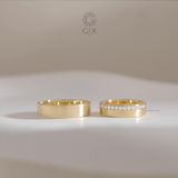  Nhẫn Đôi Bạc 925 Đính Đá Cao Cấp Gix Jewel - GCR25050024 