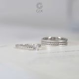  Nhẫn Cưới Vàng 10k Kim Cương Đẹp Gix Jewel - GCR25050131 