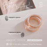  Nhẫn Cặp Bạc Đẹp Đính Kim Cương Khắc Vân Tay Gix - GCR25050049 