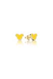  Bông tai bạc 925 cao cấp cho bé gái mạ vàng hình con chuột cute Gix Jewel 