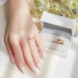  Nhẫn đôi Moissanite khắc chữ Gix Jewel - GCR25050140 