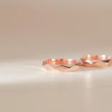  Nhẫn cưới vàng 14k vát cạnh đẹp hiện đại Gix Jewel - GCR25050034 