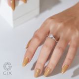  Nhẫn cầu hôn dưới 10 triệu vàng tây 18k đính kim cuơng round siêu to Gixjewel 