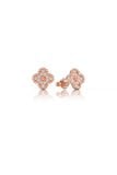  Bông tai cỏ 4 lá vàng 18k bạc nữ cá tính đính kim cương kiểu mới nhất Gix Jewel 